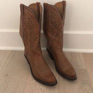 Old West leather western boots